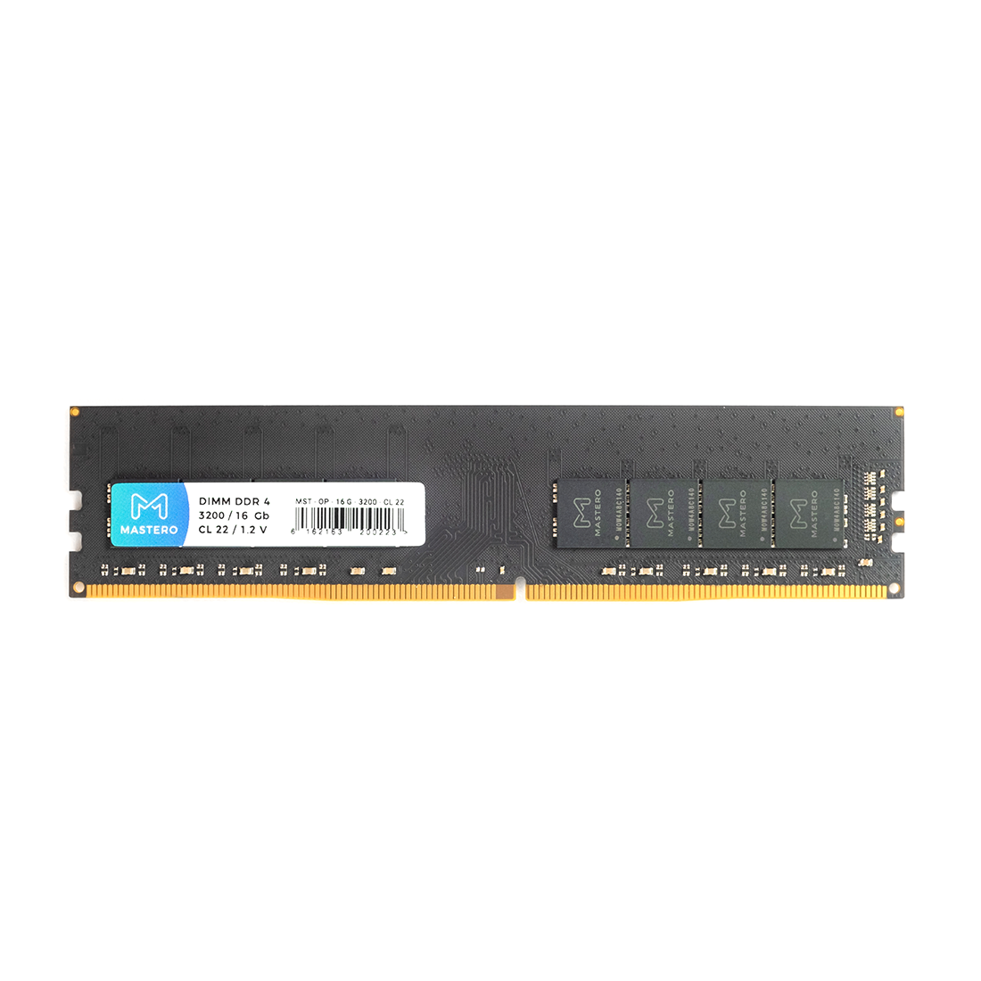 

Память DDR4 DIMM 16Gb, 3200MHz, CL22, 1.2 В, Mastero (MST-OP-16G-3200-CL22)