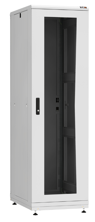 Шкаф телекоммуникационный напольный 42U 600x1000 мм, перфорация/металл, серый, разборный, TLK Practical II TFR-426010-PMMM-R-GY (TFR-426010-PMMM-R-GY)
