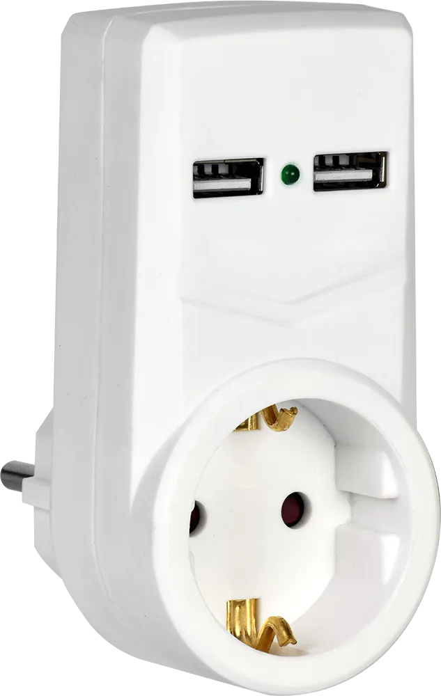 Сетевой фильтр IEK WTP10-16-01-ZKU-K01, 1-розетка, белый