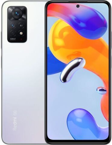 

Смартфон Xiaomi Redmi Note 11 Pro 5G, 6.67" 1080x2400 AMOLED, Qualcomm Snapdragon 695, 6Gb RAM, 64Gb, 3G/4G/5G, NFC, Wi-Fi, BT, 3xCam, 2-Sim, 5000 мА⋅ч, USB Type-C, Android 12, белый (2201116SG / 38054), Redmi Note 11 Pro 5G