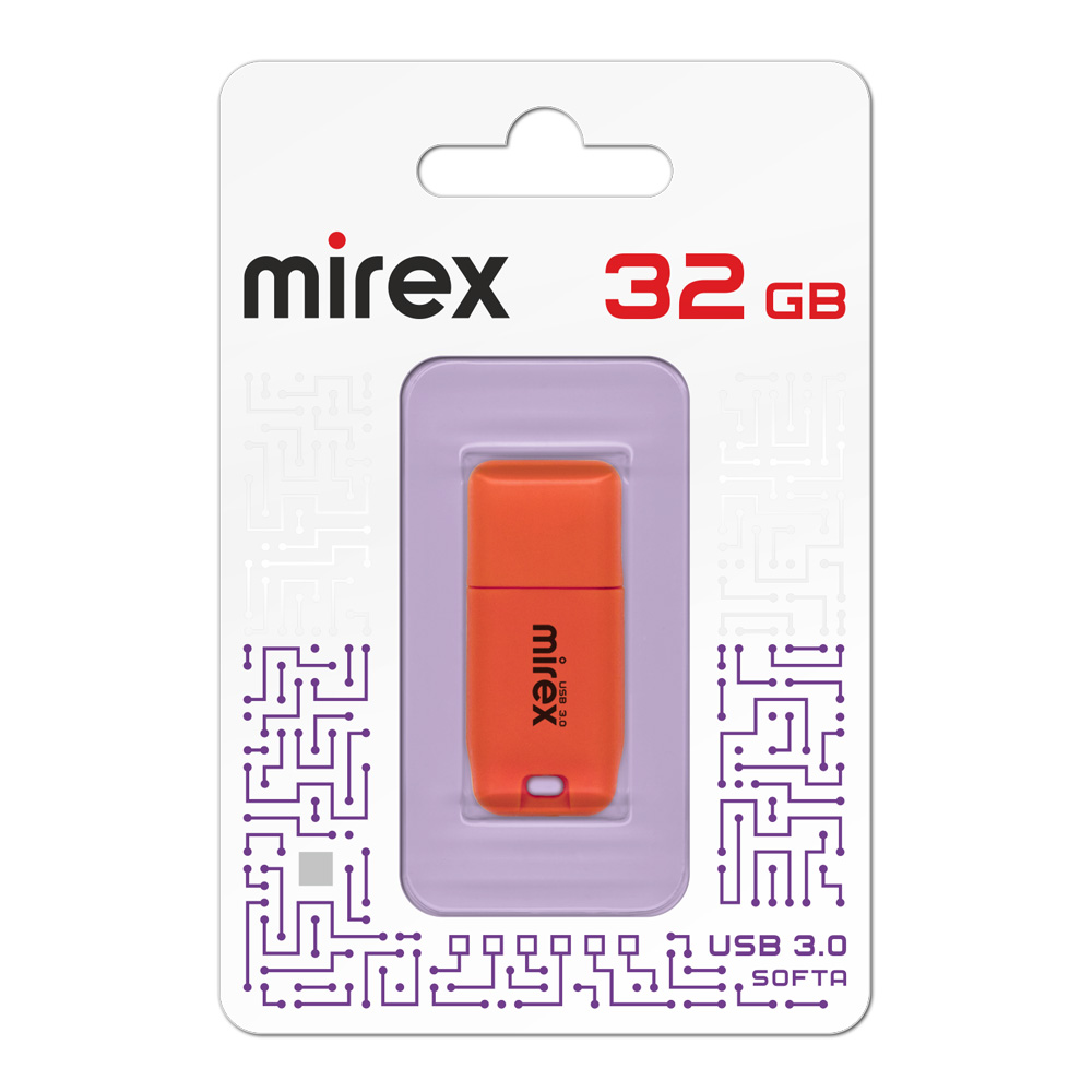 

Флешка 32Gb USB 3.0 Mirex Softa 13600-FM3SOR32, оранжевый (13600-FM3SOR32), 13600-FM3SOR32