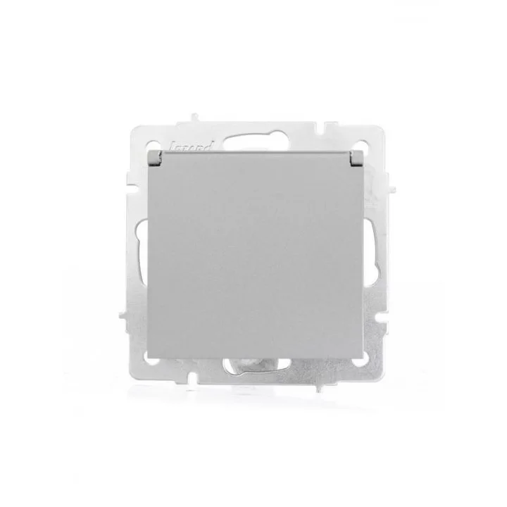 

Розетка LEZARD Vesna 742-3588-123B, скрытый монтаж, однопостовая/модулей: 1, с з/к, с крышкой, 16A, механизм с накладкой и суппортом, IP20, платина (742-3588-123B), 742-3588-123B