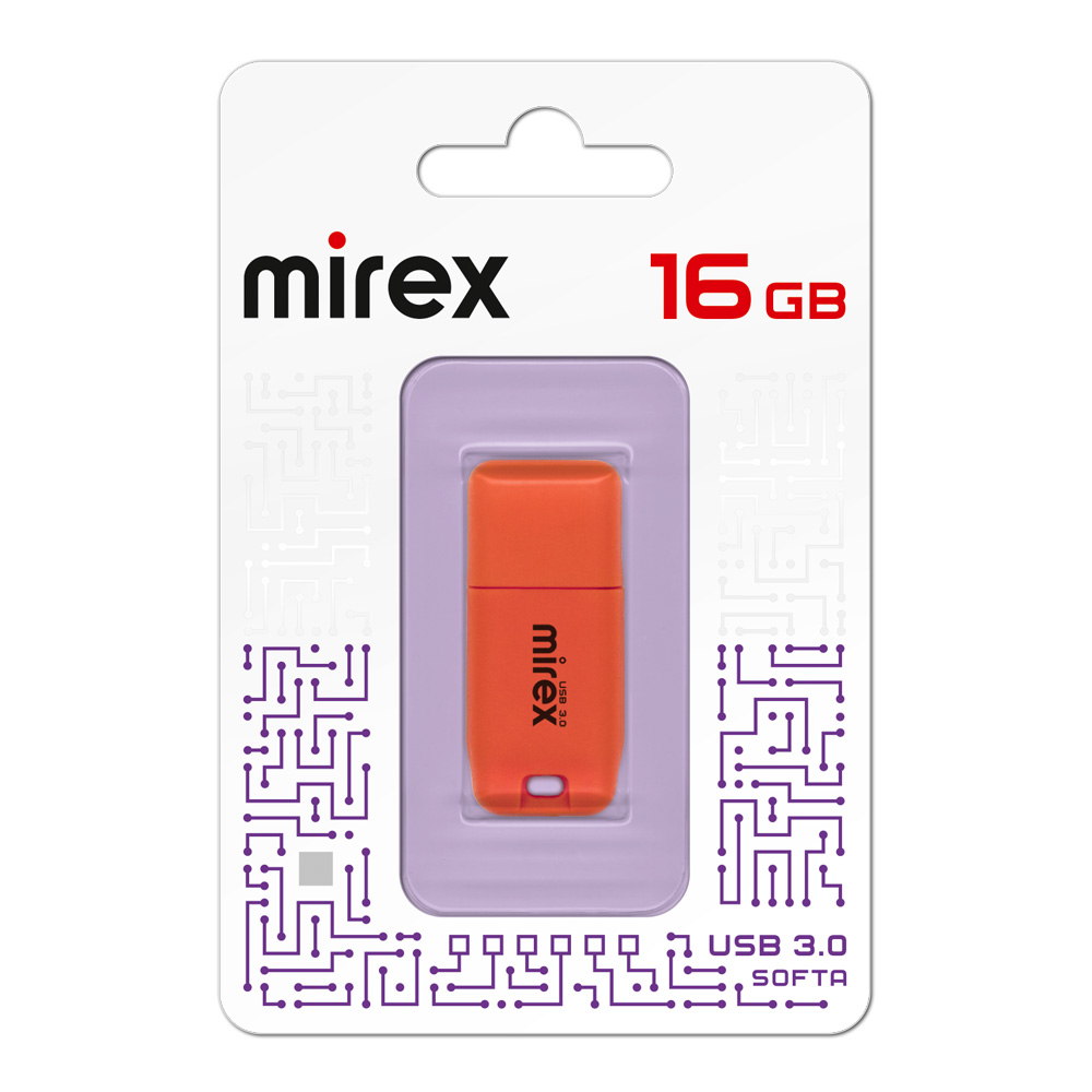

Флешка 16Gb USB 3.0 Mirex Softa 13600-FM3SOR16, оранжевый (13600-FM3SOR16), 13600-FM3SOR16