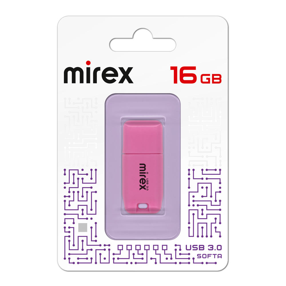 

Флешка 16Gb USB 3.0 Mirex Softa 13600-FM3SPI16, розовый (13600-FM3SPI16), 13600-FM3SPI16