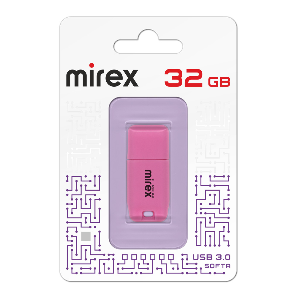 

Флешка 32Gb USB 3.0 Mirex Softa 13600-FM3SPI32, розовый (13600-FM3SPI32), 13600-FM3SPI32