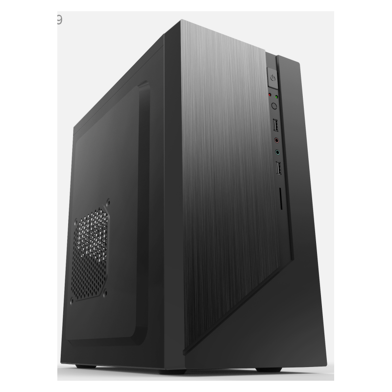 Корпус Foxline FZ-015-SX450R, Mini-Tower, 450 Вт, черный