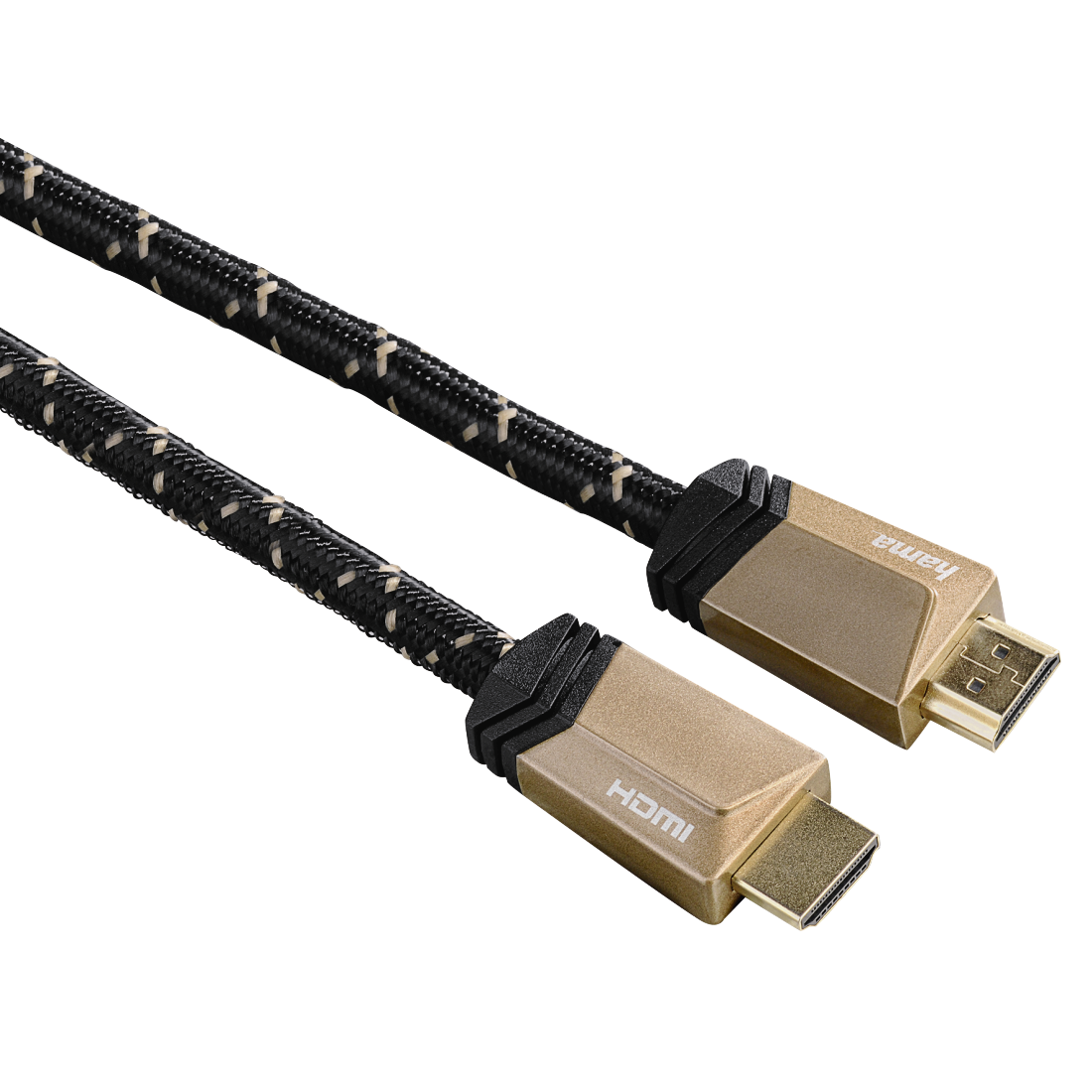 

Кабель HDMI(19M)-HDMI(19M) 4K, 8K, экранированный, 3м, черный Hama (00122187), 0