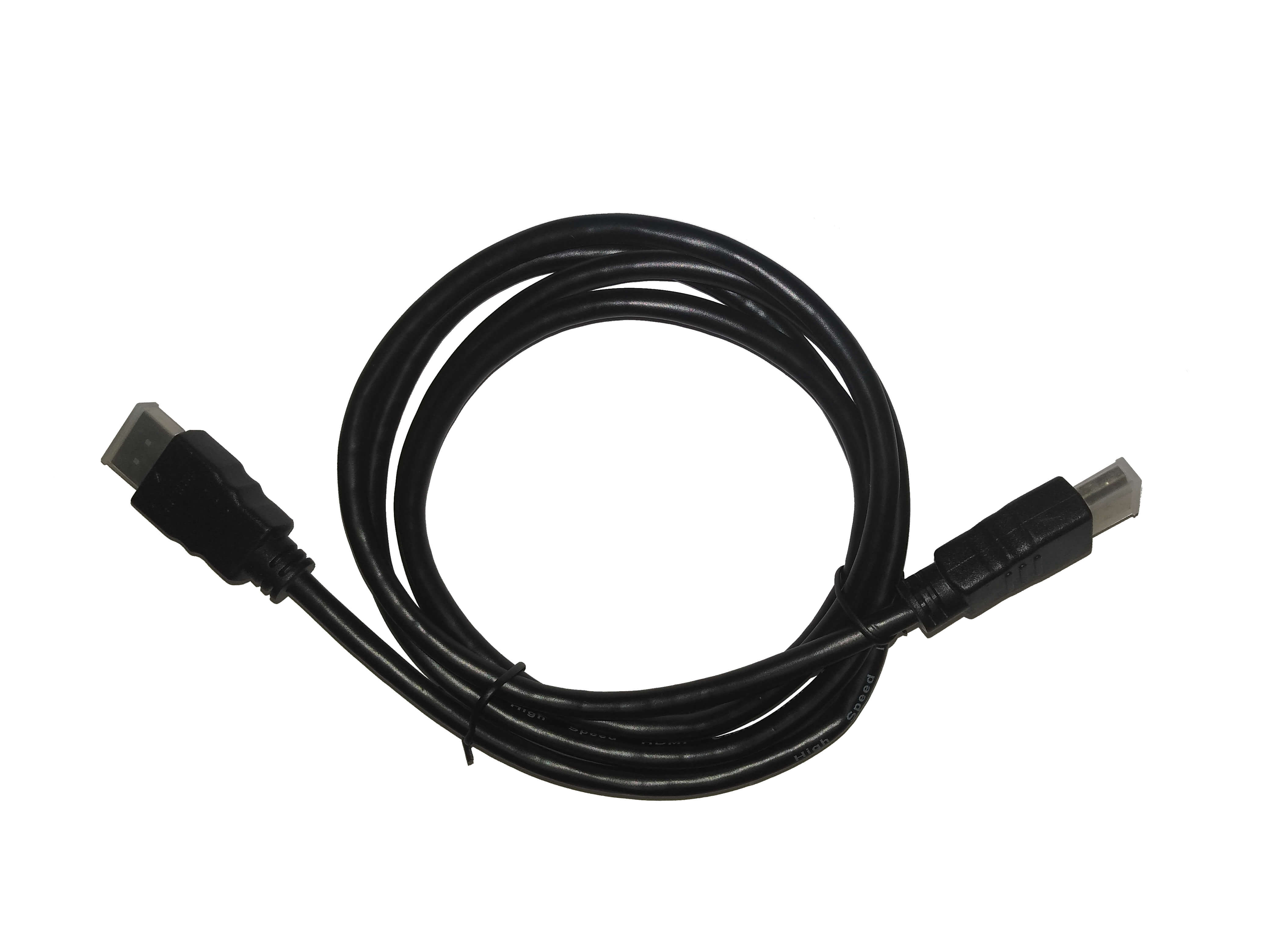 Кабель HDMI(19M)-HDMI(19M) v1.4, 1.5 м, Netko 2HDMI1.4P.G-1.5M.PP