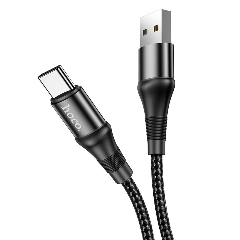 

Кабель USB-USB Type-C, 3A, 1м, черный HOCO X50 (734235), X50