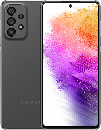 

Смартфон Samsung Galaxy A73 5G, 6.7" 2400x1080 Super AMOLED Plus, Qualcomm Snapdragon 778G, 8Gb RAM, 256Gb, 3G/4G/5G, NFC, Wi-Fi, BT, 4xCam, 2-Sim, 5000mAh, USB Type-C, Android 12, серый (SM-A736BZAHCAU), Galaxy A73 5G