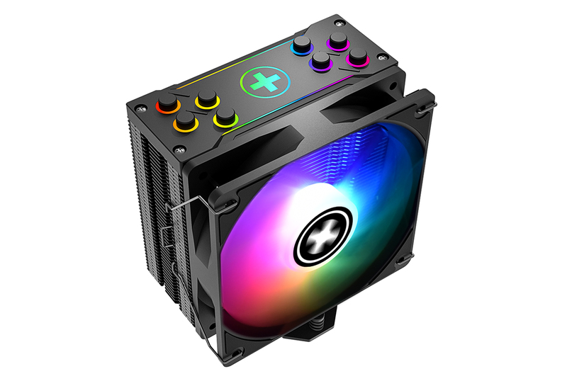

Кулер для процессора Xilence Performance A+ M704PRO.ARGB для Socket/115x/1200/1700/2011/2011-3/2066/AM4, 120мм, 1500rpm, 30.2 дБА, 180Вт, 4-pin PWM + 3-pin 5v ARGB, Al+Cu, ARGB (XC056), M704PRO.ARGB