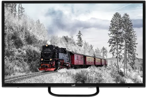 Телевизор 28" Leff 28H240S, 1366x768, черный