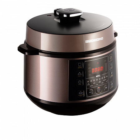 

Мультиварка-скороварка Redmond RMC-PM505 5 л, 1.1 кВт, серый/бежевый (RMC-PM505), RMC-PM505