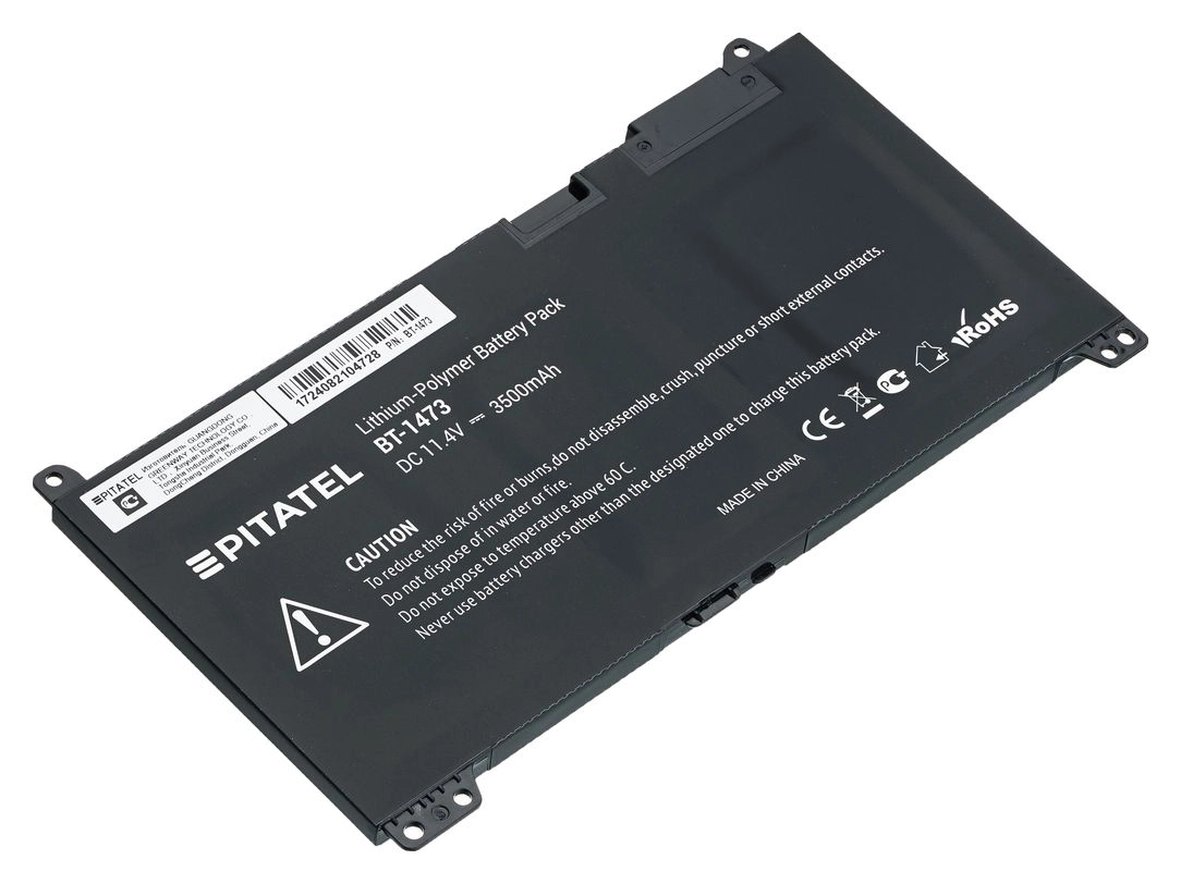 Аккумуляторная батарея Pitatel BT-1473 для HP ProBook 430 G4, 11.4V, 3500mAh, черный (BT-1473)