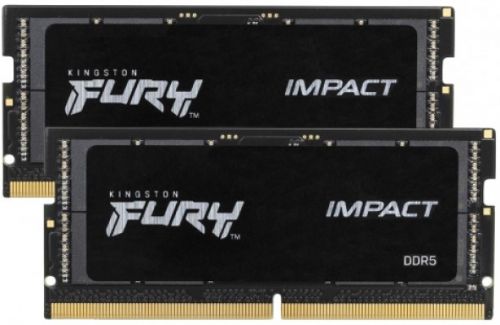 

Комплект памяти DDR5 SODIMM 64Gb (2x32Gb), 4800MHz, CL38, 1.1 В, Kingston, FURY Impact (KF548S38IBK2-64), KF548S38IBK2-64