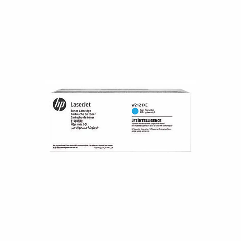 

Картридж лазерный HP 212X/W2121XC, голубой, 10000 страниц, оригинальный для HP CLJ Enterprise M554/M555/M578, белая коробка, 212X