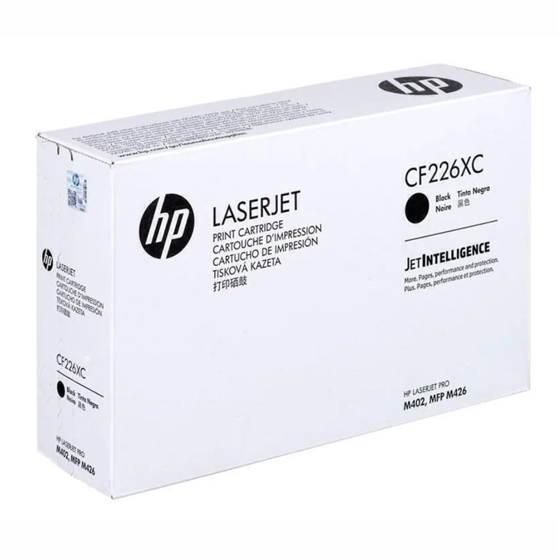 

Картридж лазерный HP 26X/CF226XC, черный, 9000 страниц, оригинальный для HP LJ M402/M426, белая коробка, 26X