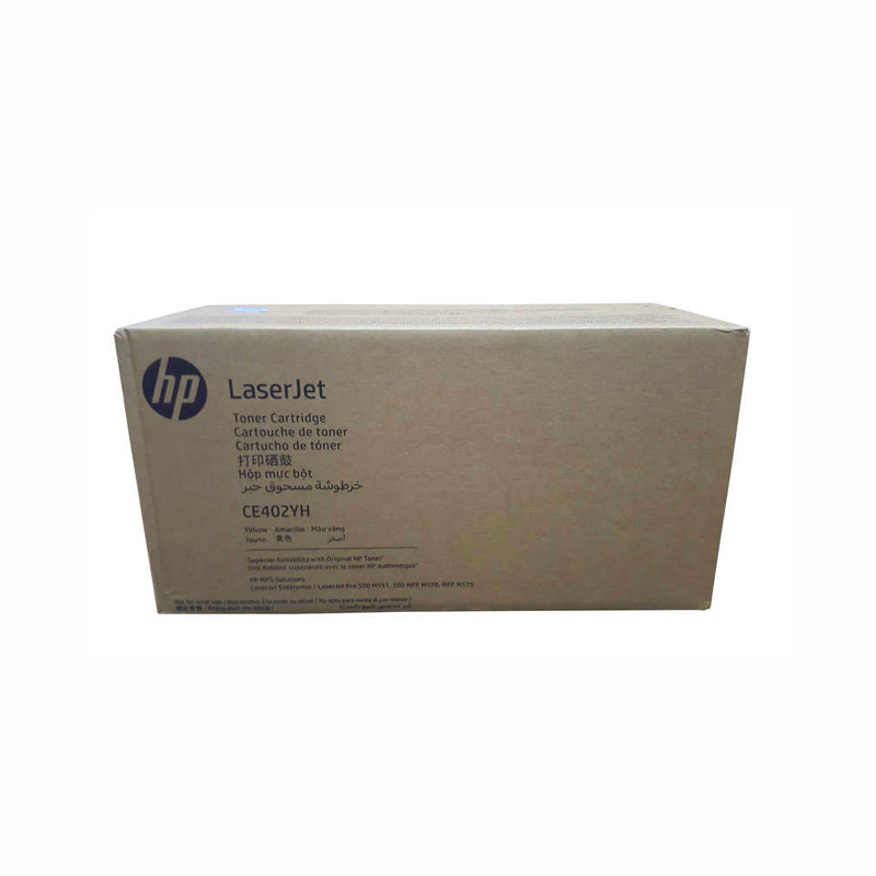 

Картридж лазерный HP 507Y/CE402YH, желтый, 7800 страниц, оригинальный для HP Color LaserJet Enterprise 500 M575 / M551 / 570, желтая коробка, 507Y