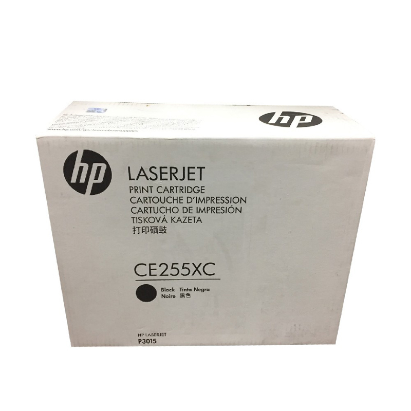 

Картридж лазерный HP 55X/CE255XC, черный, 12500 страниц, оригинальный для HP LJ P3015/M525dn/M521dw, белая коробка, 55X