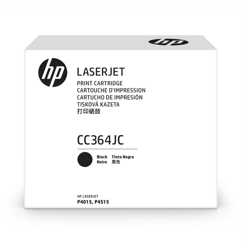 

Картридж лазерный HP 64J/CC364JC, черный, 30000 страниц, оригинальный для HP LJ 4015/4515, белая коробка, 64J