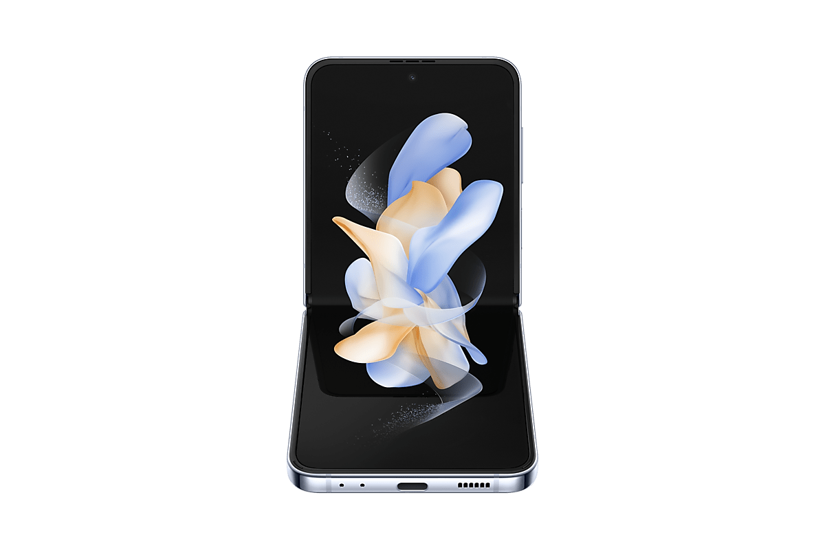 Смартфон Samsung Galaxy Z Flip 4 8Gb/256Gb Android голубой, 1118415 купить  в Новосибирске в интернет-магазине e2e4