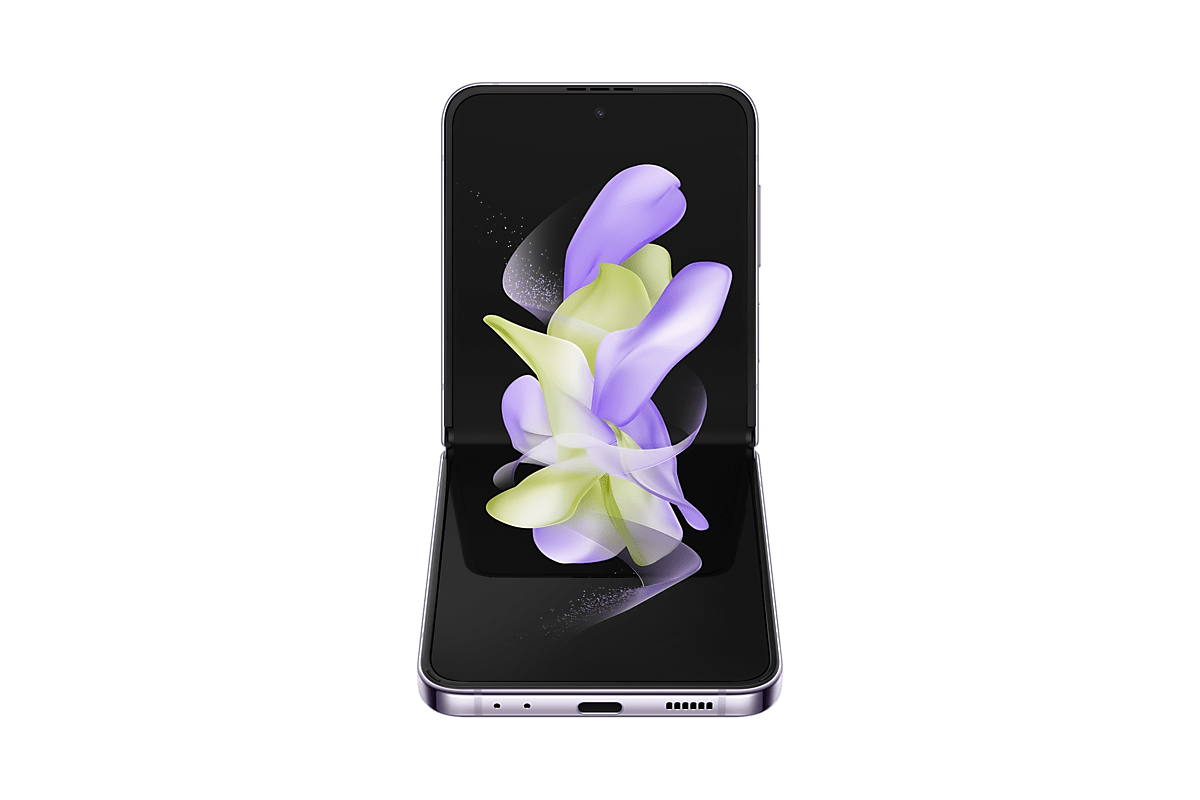 Смартфон Samsung Galaxy Z Flip 4 8Gb/128Gb Android фиолетовый  (SM-F721BLVGSKZ), 1118416 купить в Новокузнецке в интернет-магазине e2e4