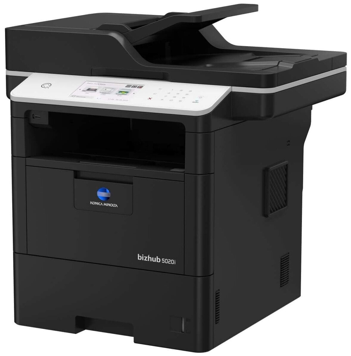

МФУ лазерный Konica Minolta bizhub 5020, A4, ч/б, 50стр/мин (A4 ч/б), 1200x1200 dpi, дуплекс, ДАПД-80 листов, факс, сетевой, Wi-Fi, USB (ACEU021), 5020