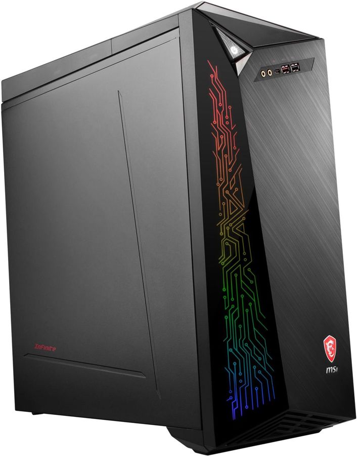 

Системный блок MSI Infinite 11TH-1610XRU, Intel Core i5 11400F 2.6 ГГц, 16Gb RAM, 1Tb SSD, NVIDIA GeForce RTX 3050 8Gb, Wi-Fi, BT, без ОС, черный (9S6-B91591-1610), 11TH-1610XRU