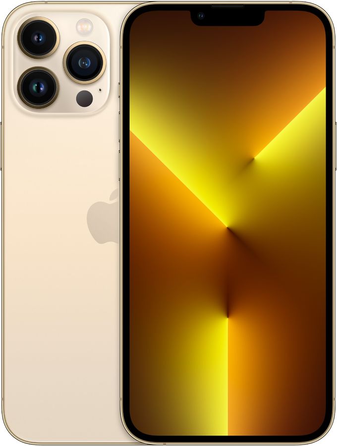 

Смартфон Apple iPhone 13 Pro Max A2643, 6.7" 2778x1284 OLED, Apple A15 Bionic, 128Gb, 3G/4G/5G, NFC, Wi-Fi, BT, 3xCam, 2-Sim (nano SIM+eSIM), Lightning, iOS 15, золотистый (MLL83PM/A), iPhone 13 Pro Max A2643