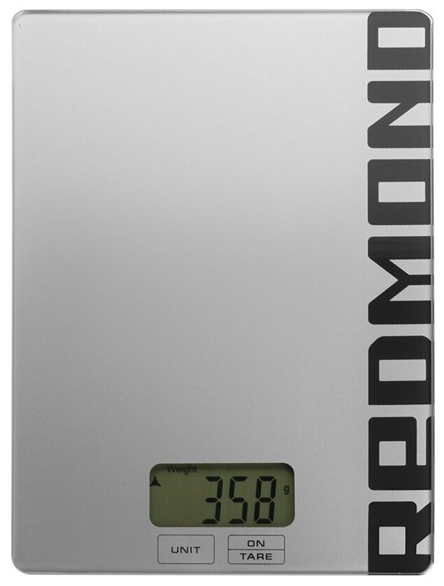 Кухонные весы электронные Redmond RS-763 5кг, 1 х CR2032, серый (RS-763)