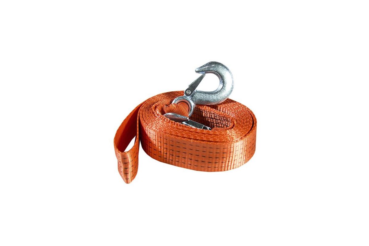 Трос буксировочный iSky ITR2T5M, 2 т, 5 м, в сумке, оранжевый (156365) - фото 1