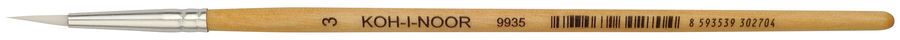 

Кисть художественная Koh-I-Noor №3 синтетика (9935003024KK), №3