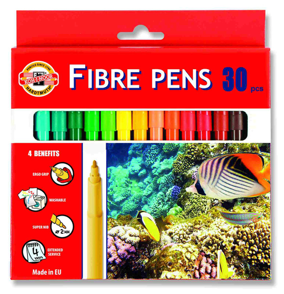 

Фломастеры смываемые Koh-I-Noor 771002CJ05KS, 30 шт. (771002CJ05KS), 771002CJ05KS