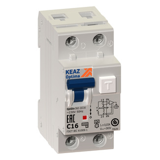 Выключатель автоматический дифференциального тока КЭАЗ D63 УХЛ4 (103510)