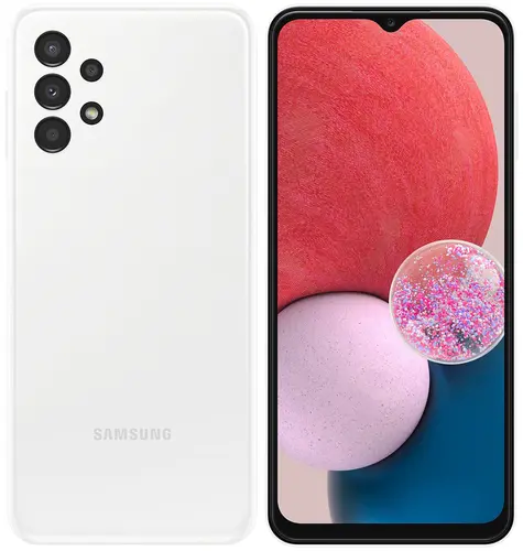 

Смартфон Samsung Galaxy A13, 6.6" 1080x2408 PLS, MediaTek Helio G80, 4Gb RAM, 128Gb, 3G/4G, NFC, Wi-Fi, BT, 4xCam, 2-Sim, 5000 мА⋅ч, USB Type-C, Android 11, белый (SM-A137FZWHMEB), Galaxy A13