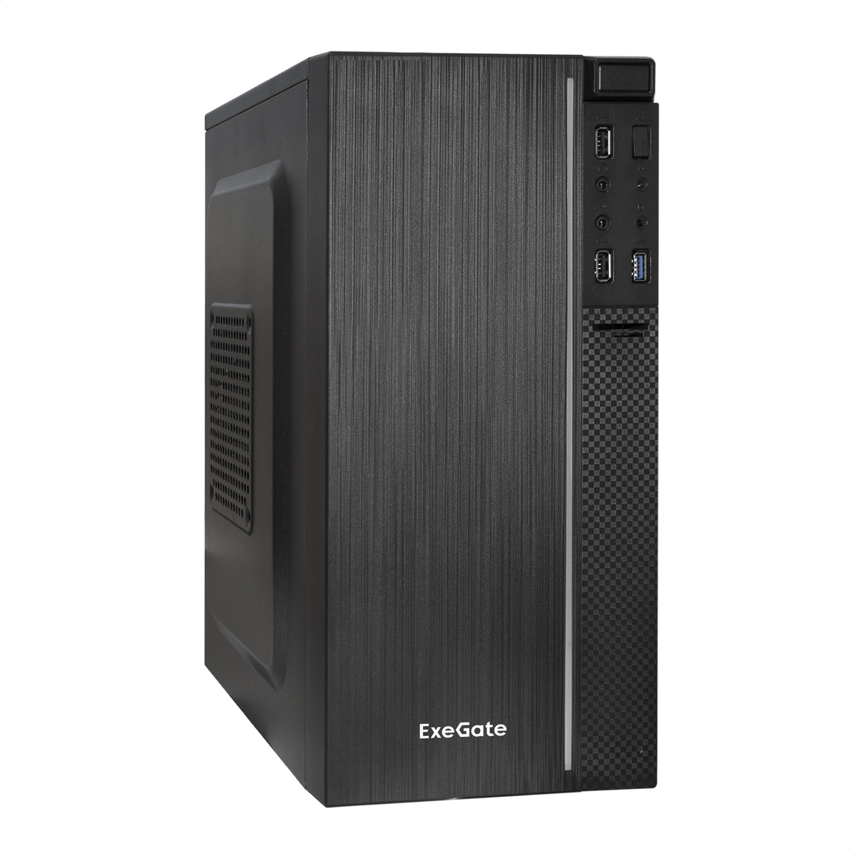 

Корпус ExeGate mEVO-9302, mATX, Mini-Tower, USB 3.0, черный, без БП (EX287882RUS), mEVO-9302