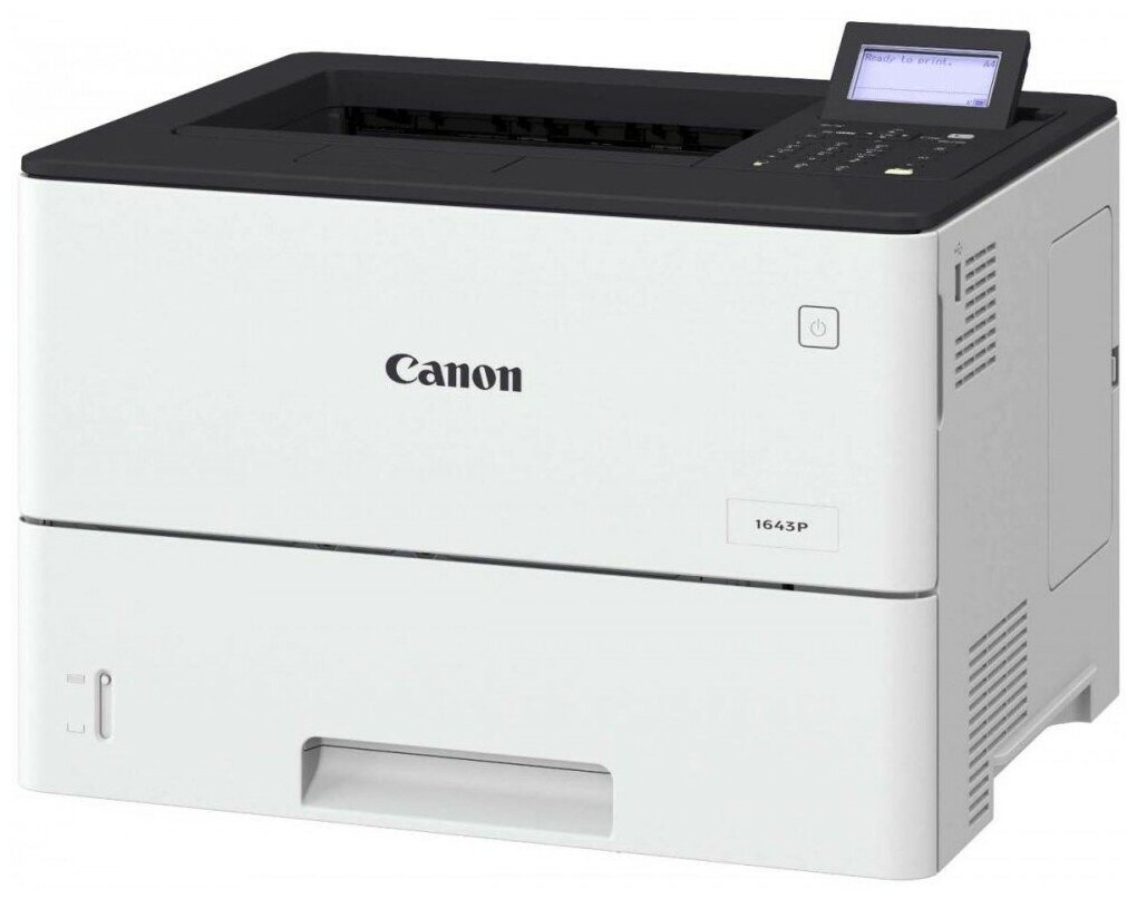 

Принтер лазерный Canon i-SENSYS X 1643P, A4, ч/б, 43стр/мин (A4 ч/б), 1200x1200 dpi, дуплекс, сетевой, Wi-Fi, USB (3631C002), 1643P