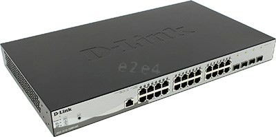 

Коммутатор D-Link DGS-1210-28MP/ME, управляемый, кол-во портов: 24x1 Гбит/с, кол-во SFP/uplink: SFP 4x1 Гбит/с, установка в стойку, PoE: 24x30Вт (макс. 370Вт) (DGS-1210-28MP/ME/B2A), DGS-1210-28MP/ME