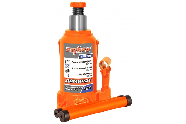 Домкрат OMBRA OHT120, 20 т, 23.5 см-44 см