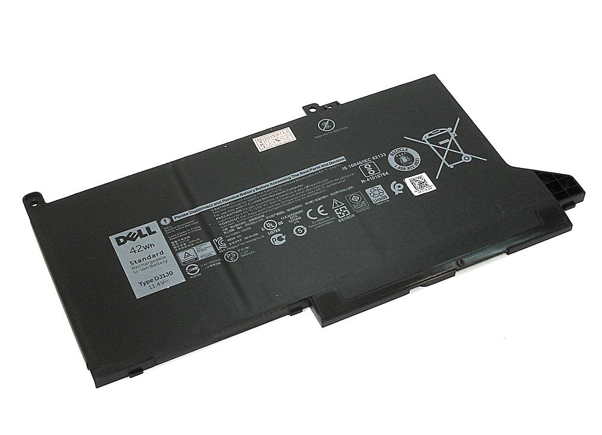 

Аккумуляторная батарея Dell DJ1J0 оригинальный для Dell Latitude 12 7000/7280/7480/7490 / Latitude 13 7390, 11.4V, черный, 42Wh, техническая упаковка (DJ1J0-SP), DJ1J0