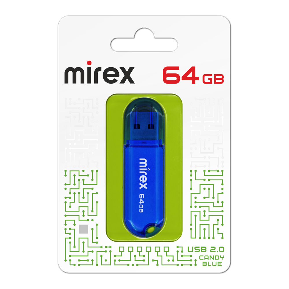 

Флешка 64Gb USB 2.0 Perfeo Candy 13600-FMUCBU64, синий (13600-FMUCBU64), 13600-FMUCBU64