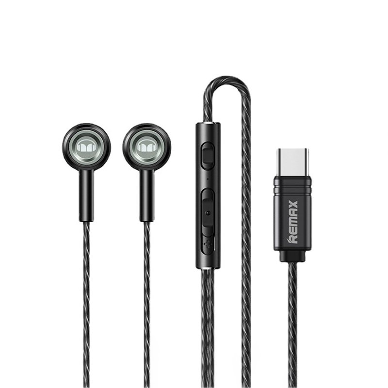 

Проводные наушники Remax RM-598a, USB Type-C, серый (6954851224532), RM-598a