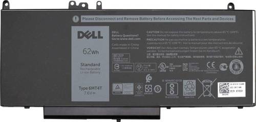

Аккумуляторная батарея Dell 6MT4T оригинальный для Dell Latitude E5450/E5470/E5550/E5570, 7.6V, 62Wh, черный, техническая упаковка (6MT4T-SP), 6MT4T