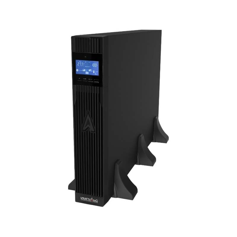 ИБП Импульс Фристайл 1000, 1000 В·А, 900 Вт, IEC, розеток - 8, USB, черный (FI10201)