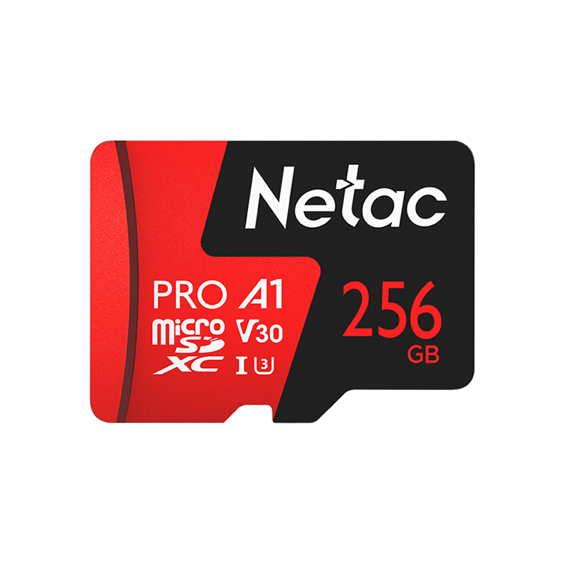 

Карта памяти 256Gb microSDXC Netac P500 Extreme Pro Class 10 UHS-I U3 V30 A1 (NT02P500PRO-256G-S), NT02P500PRO-256G-S