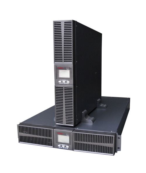ИБП DKC Small Rackmount, 3000 В·А, 2.7 кВт, IEC, розеток - 8, USB, черный (SMALLR3A5I)