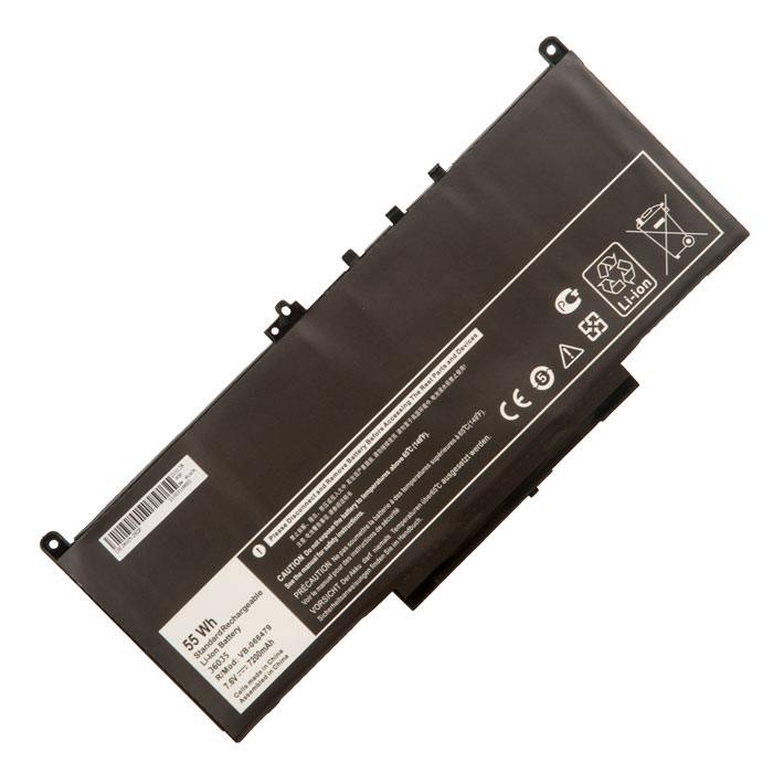 

Аккумуляторная батарея J60J5 для Dell Latitude 12 E7270, E7470, 7.6V, 7200mAh, черный (832617), J60J5