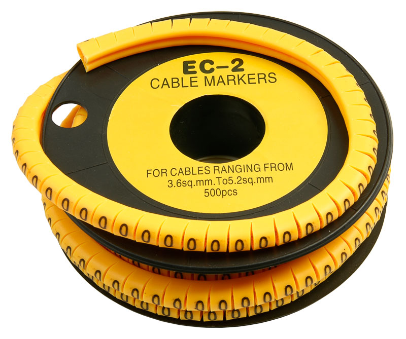 Маркер для кабеля 3.6-7.4мм Cabeus цифра 