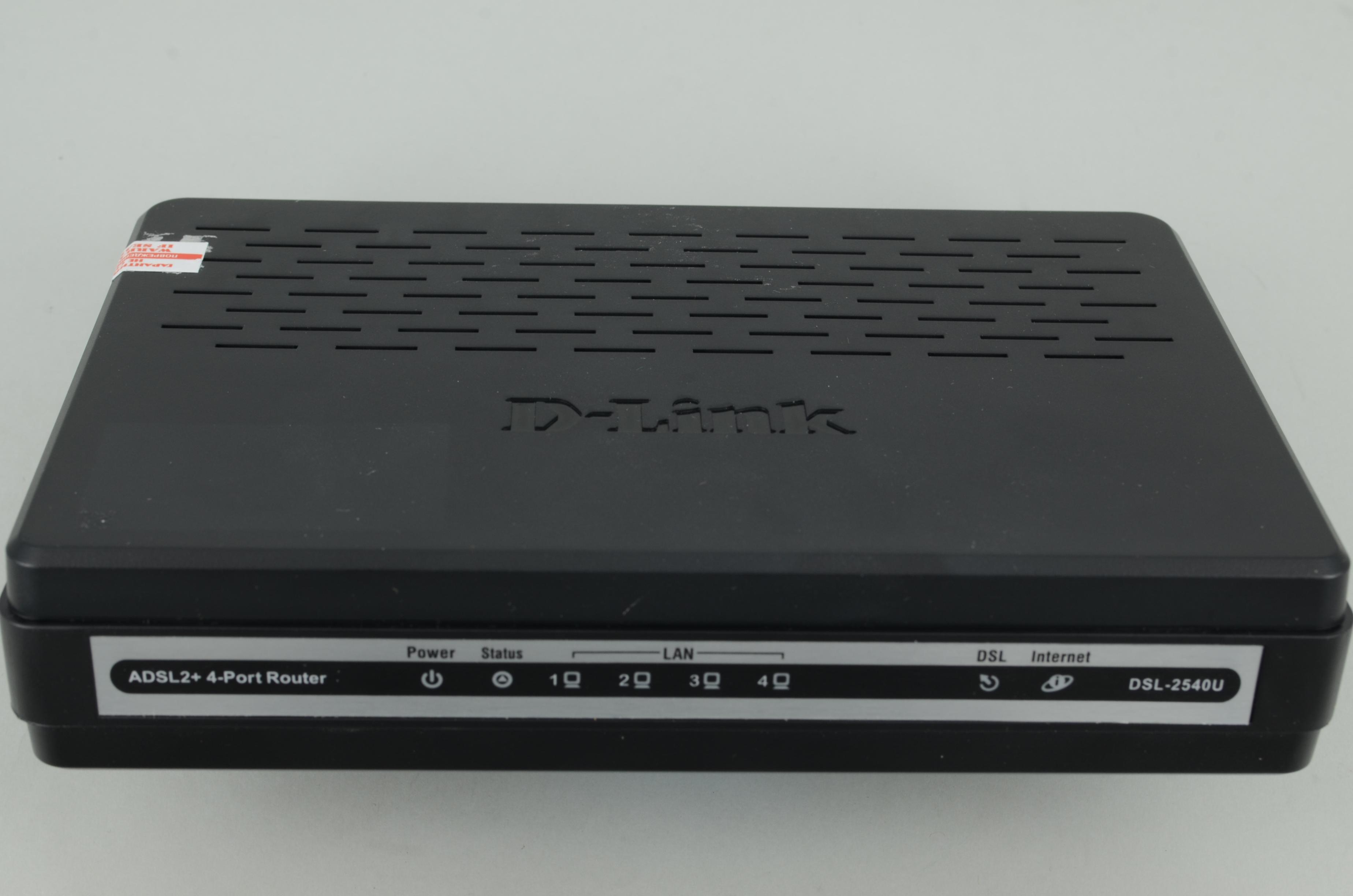 Модем D-Link DSL-2540U ADSL, 4x10/100Base-TX LAN ports, Annex B. б/у. 