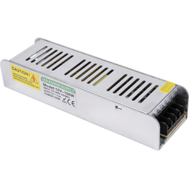 

Блок питания Ecola 150 Вт, 220V-12V IP20 плоский и узкий для светодиодной ленты (B2N150ESB)